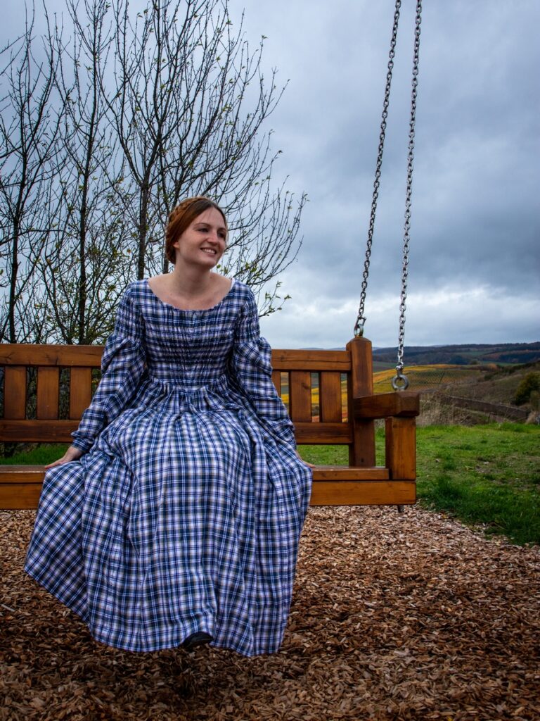 1840s store day dress